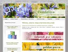 Tablet Screenshot of candalica.sk